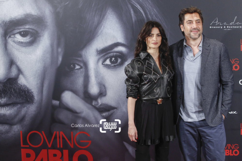 پنه لوپه کروز و خاویر باردم در فتوکال فیلم «پابلوی دوست داشتنی»(Loving Pablo) در اسپانیا